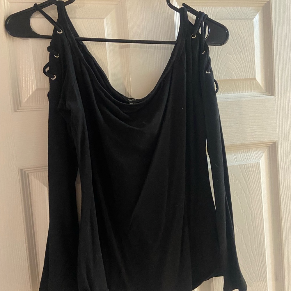 Guess long sleeve off the shoulder top